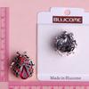 Vintage Jewelry Insects Beetles Corsages Antique Silver Crystal Ladybug Brooches Bouquet Brooch Pins For Women Girls Clips