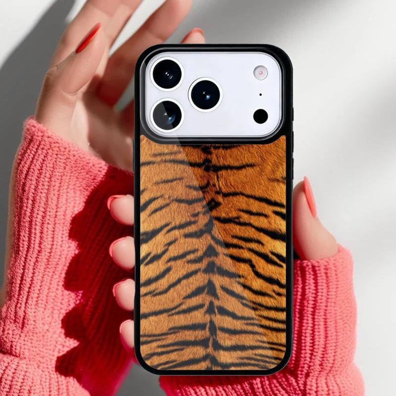 Tiger Zebra Leopard Phone Case for iPhone 17 Air 16e 15 14 13 Pro Max Back Cover for 12 11 Pro Coque