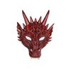 Nuova Maschera 3D Testa di Drago per Festa Festival Halloween Cosplay Animale Mezza Faccia Maschera Dinosauro Creatura Carnevale Maschera di Maschera
