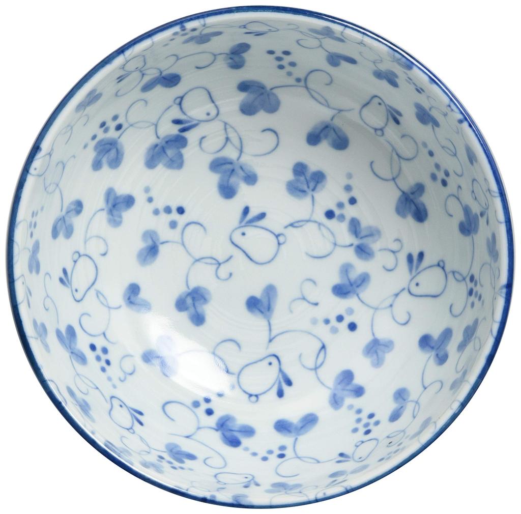 Nádoba na nádoby Mino Ware bez obalu, cca. 16cm barvený králík vhodný do mikrovlnné trouby a myčky nádobí 132-1421