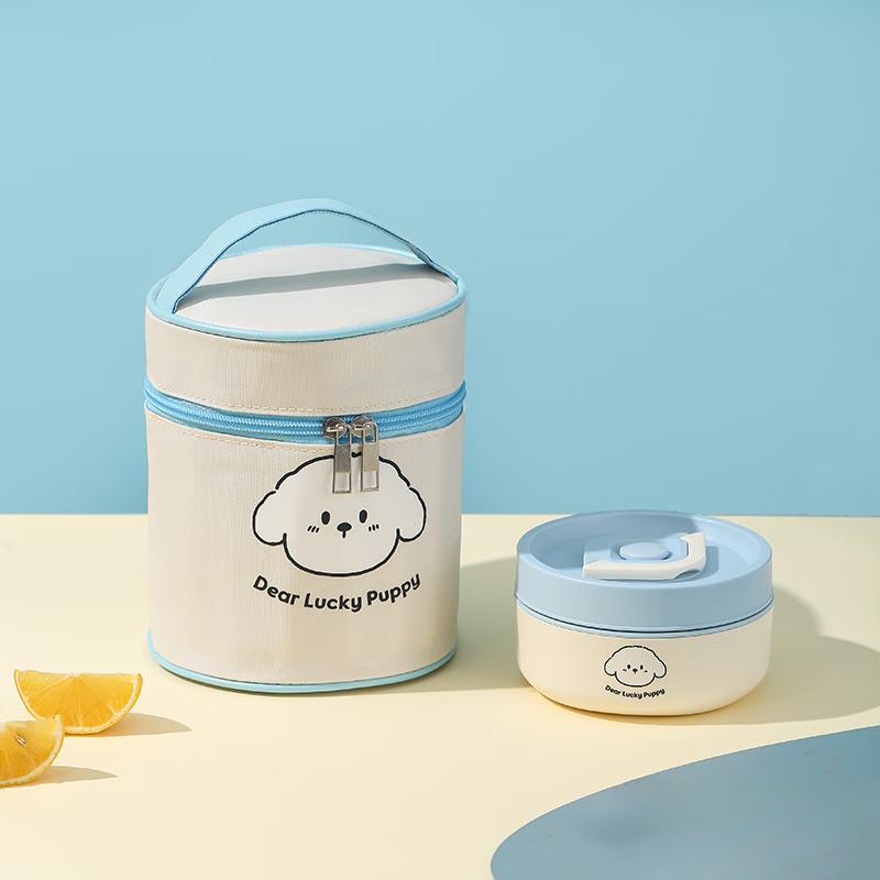 

304 Stainless Steel Insulated Microwaveable Lunch Box with Carry Bag