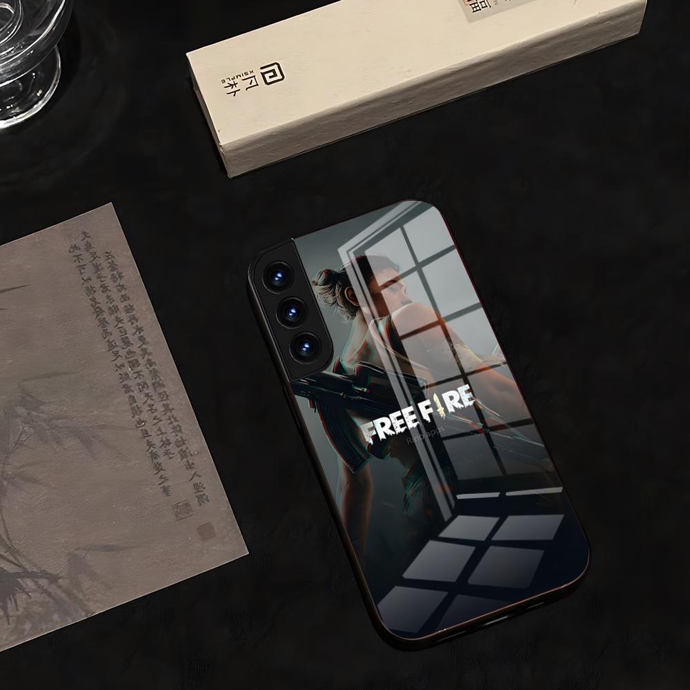 Etui na Telefon Gra Free Fire 2025 Szkło Gorące Dla Samsung S 25 24 Ultra Plus 23 22 21 20 A 34 54 53 Anti Peeping Note20 M 54 Pokrowiec