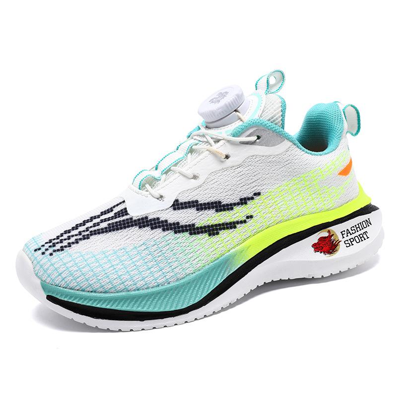 Children's Red Rabbit 6 Running Shoes Autumn New Boys Professional Ultra-light Shock-absorbing Running Shoes Youth Shoes