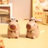 Cute Capybara Handheld Fan USB Rechargeable Mini Neck Hanging Fan Portable Cooling Fan for Kids Travel Gift Cartoon Design