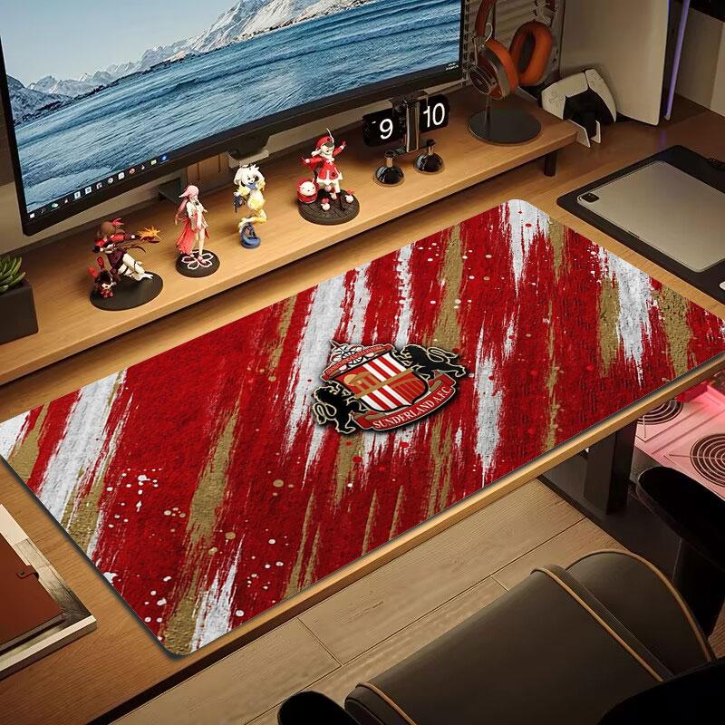 Sunderland A.F Large Size Mouse Pad Large Gaming Table Cushion Non-slip Laptop Tablet Big Mousepad XXL Mat Mini PC Playmat With Lock Edge