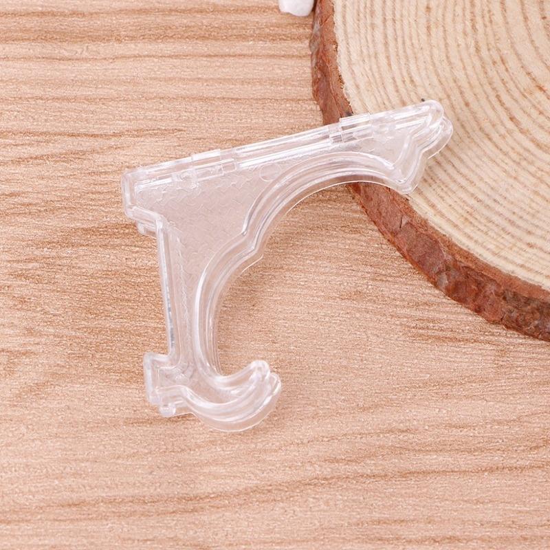 Transparent 42mm Plastic Display Stand Easel Coin Medal Token Badge Holder 10pcs/pack