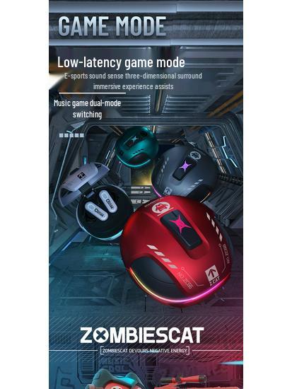 Devil Cat B5 Wireless Gaming Bluetooth Headphones: Low Latency, In-Ear, ANC, High Sound Quality.