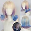 Cosplay Wavy Short Wig With Hightemperature Silk For Addams Costume