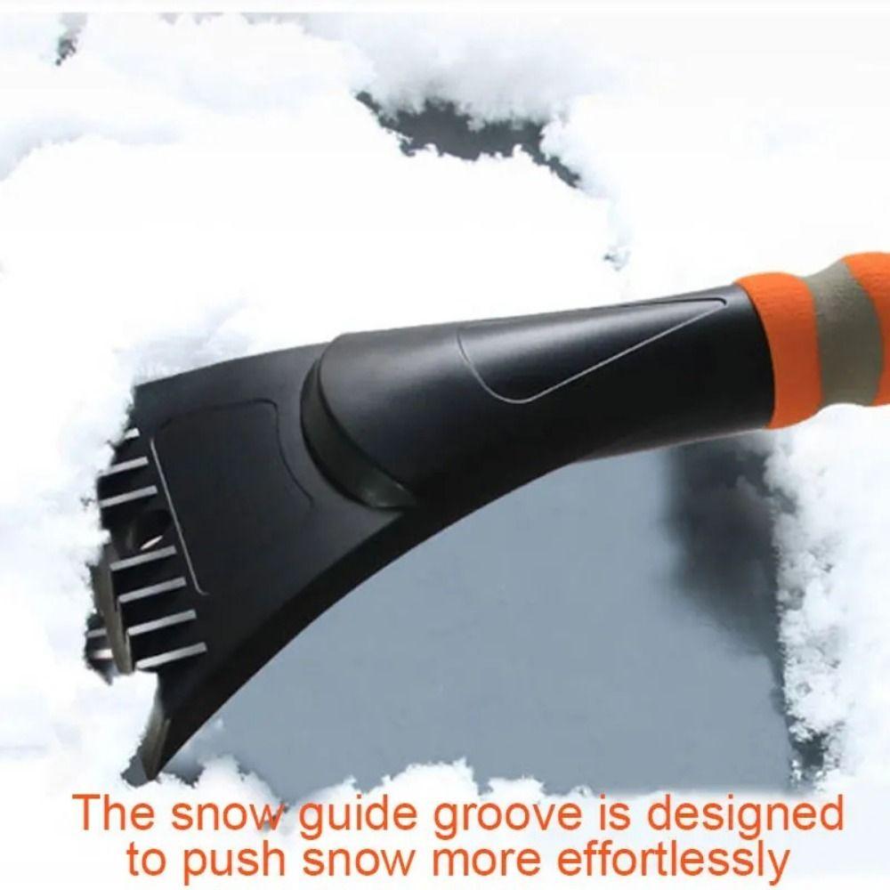 2 in1 Car Snow Shovel Extendable Snow Removal Brush Car Windshield Snow Sweeping Brush  Car Glass