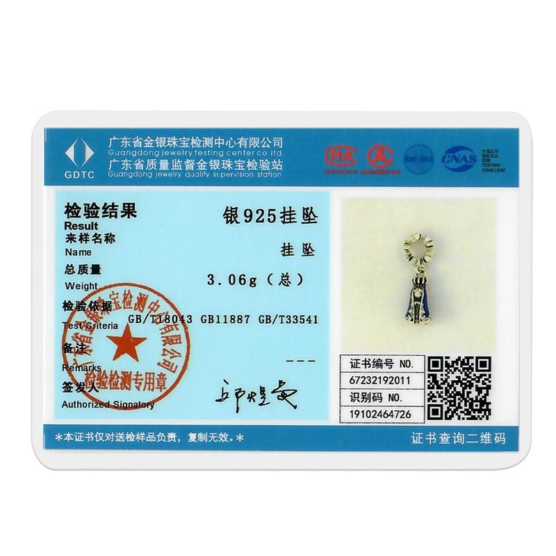 Real Copper Our Lady Bead Pendants Fit Original Bangle Bracelet The Virgin Mary Charms For Women Diy Jewelry Gift