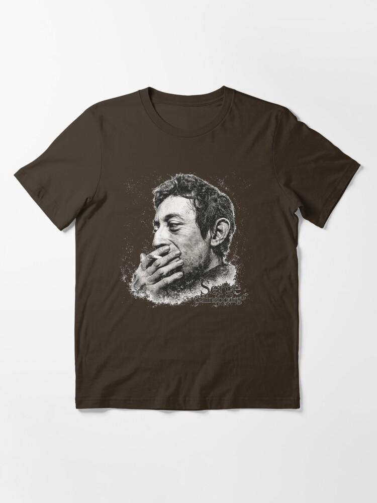 Jane Birkin Serge Gainsbourg Monochrome Portrait Essential T-Shirt