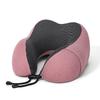 Cationic Cool Feeling U-shaped Pillow, Slow Rebound Memory Foam Neck Support Travel Pillow for Office Nap