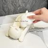 Ceramic Cat Soap Dish Cartoon Soap Storage Box Ceramic Premium Drain Soap Box Handwashing Table Ornament with Drainage Holes