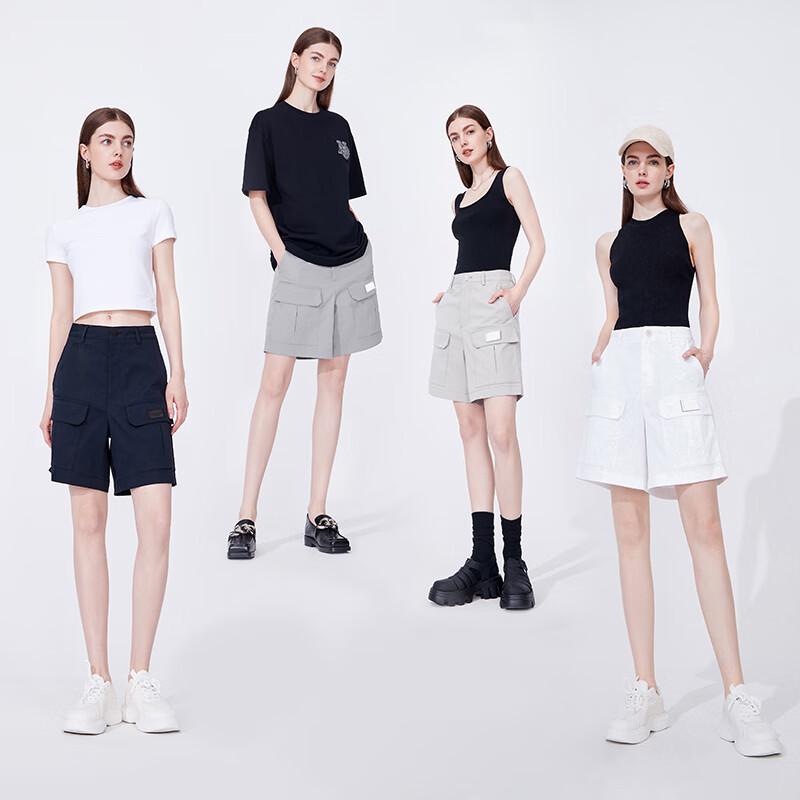 NVG·YOUNG Women's Summer A-line Workwear Shorts