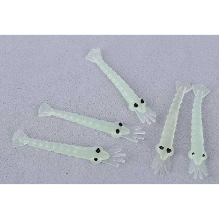 Glows Shrimp Lures Soft Luminously Swimbait Floating Shrimp Lures Simulation Shrimp Baits Topwater Floating Lures