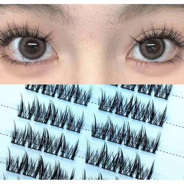 LuxeFlutter - Пучки Накладных Ресниц Black - One Size