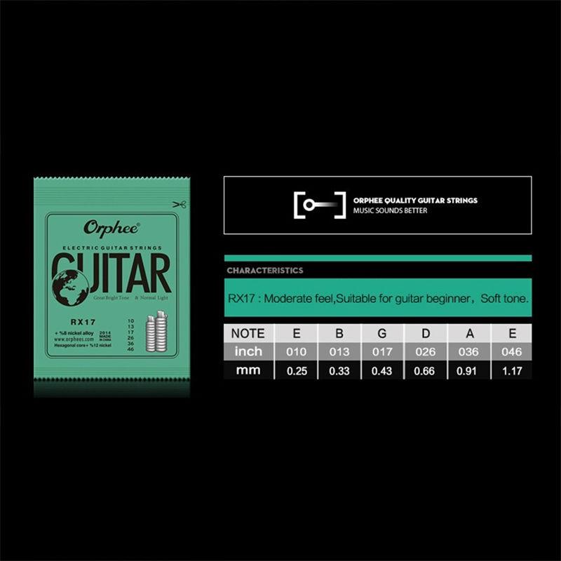 Full Size Strings Electric Guitar Strings Full Set Of 9-42 10-46 11-50 Gauges GZW
