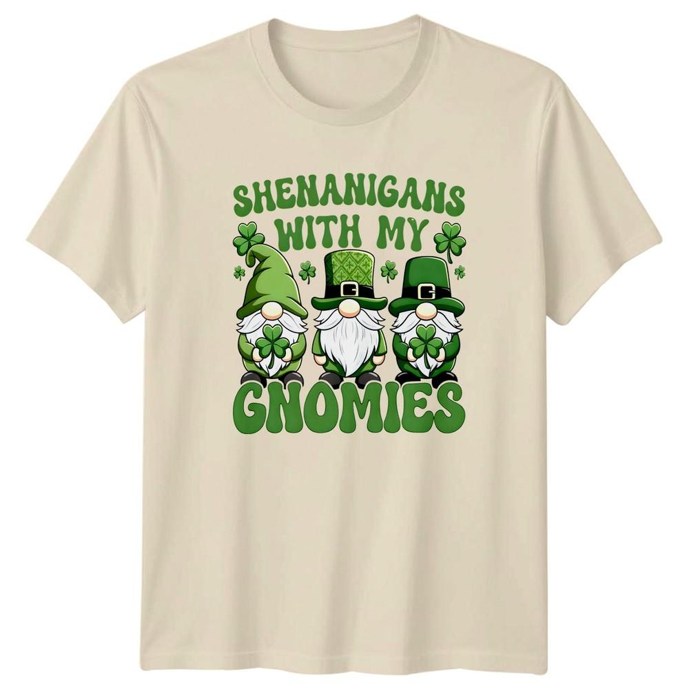 Shenanigans With My Gnomies TShirt St Patricks Day Gnomes Holiday Seasonal