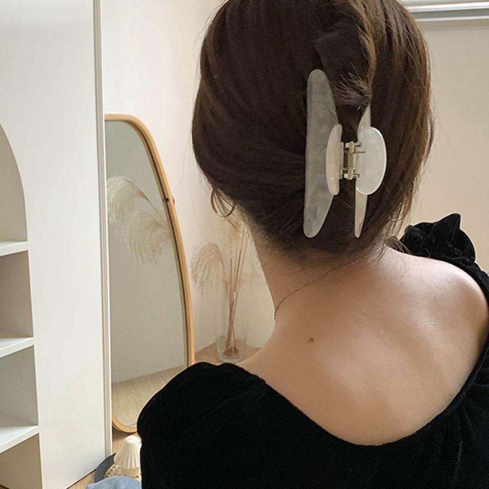 Flower Hair Clip Korean Style Headwear Acetate Hair Clip Plastic Hair Claw Female Hair Accessories