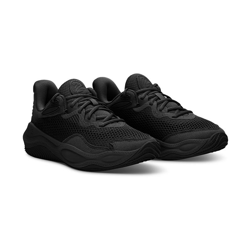 Under Armour Curry Splash 24 Simple Versatile Comfortable Soft Sports Durable Breathable Low Top Basketball Shoes Unisex Sneaker Black 3028193-001
