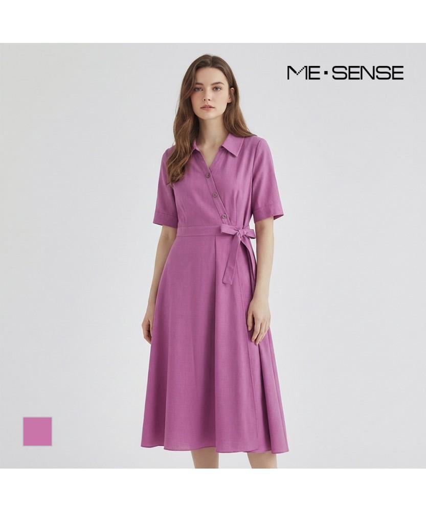 MESENSE Diagonal Fastening A-Line Dress_Mb45Opp106Z