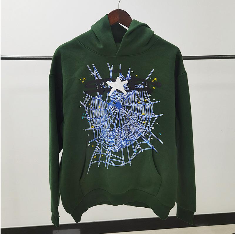 Amerikanischer High Street Spinnenprint Hoodie Unisex Lockerer Partner Hoodie Trendiges Marken Oberteil