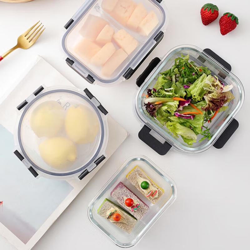 EWIGER STERN Mikrowellengeeigneter Glas-Lebensmittelbehälter