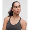 Lululemon Get Low CrossBaCk Training Tank Top  Light Support  B C Cup BlaCk Graphite Grey