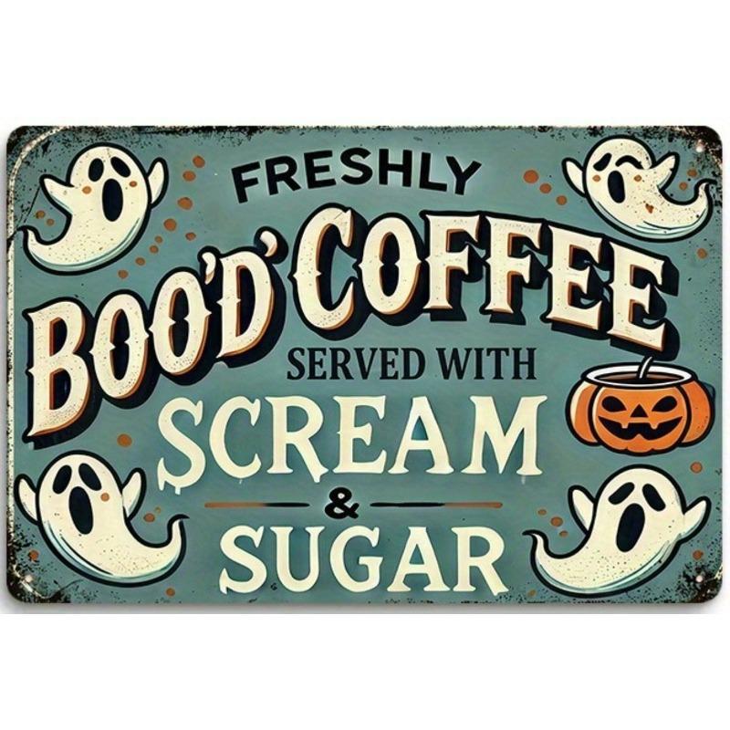 Halloween Metal Tin Sign Wall Decor 20x30cm