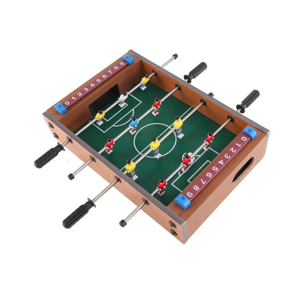 Kinder Tischfußball Spielset mit 2 Bällen Interaktiver 4-Reihen Tischfußball für Erwachsene Kinder