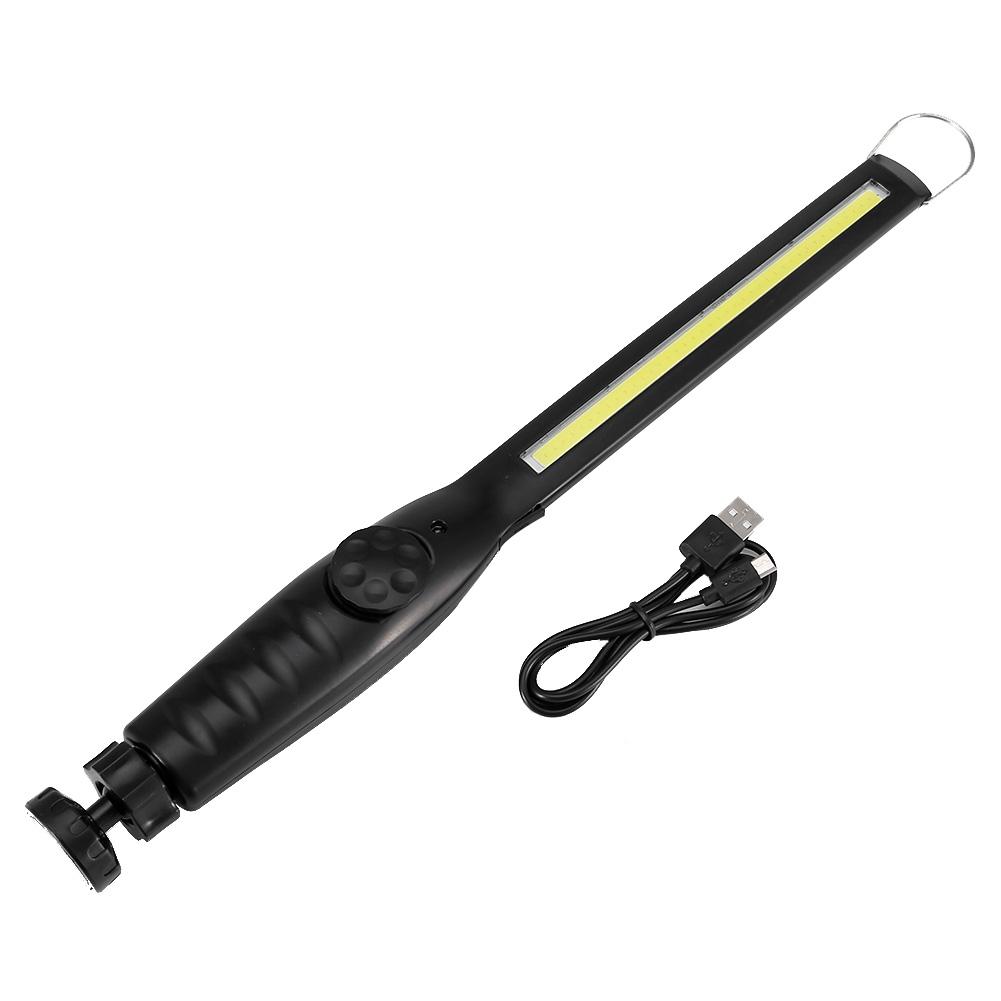 Tragbare 600lm Hochleistungs-LED-Taschenlampe USB-wiederaufladbare Taschenlampe mit Magnet Arbeitslicht