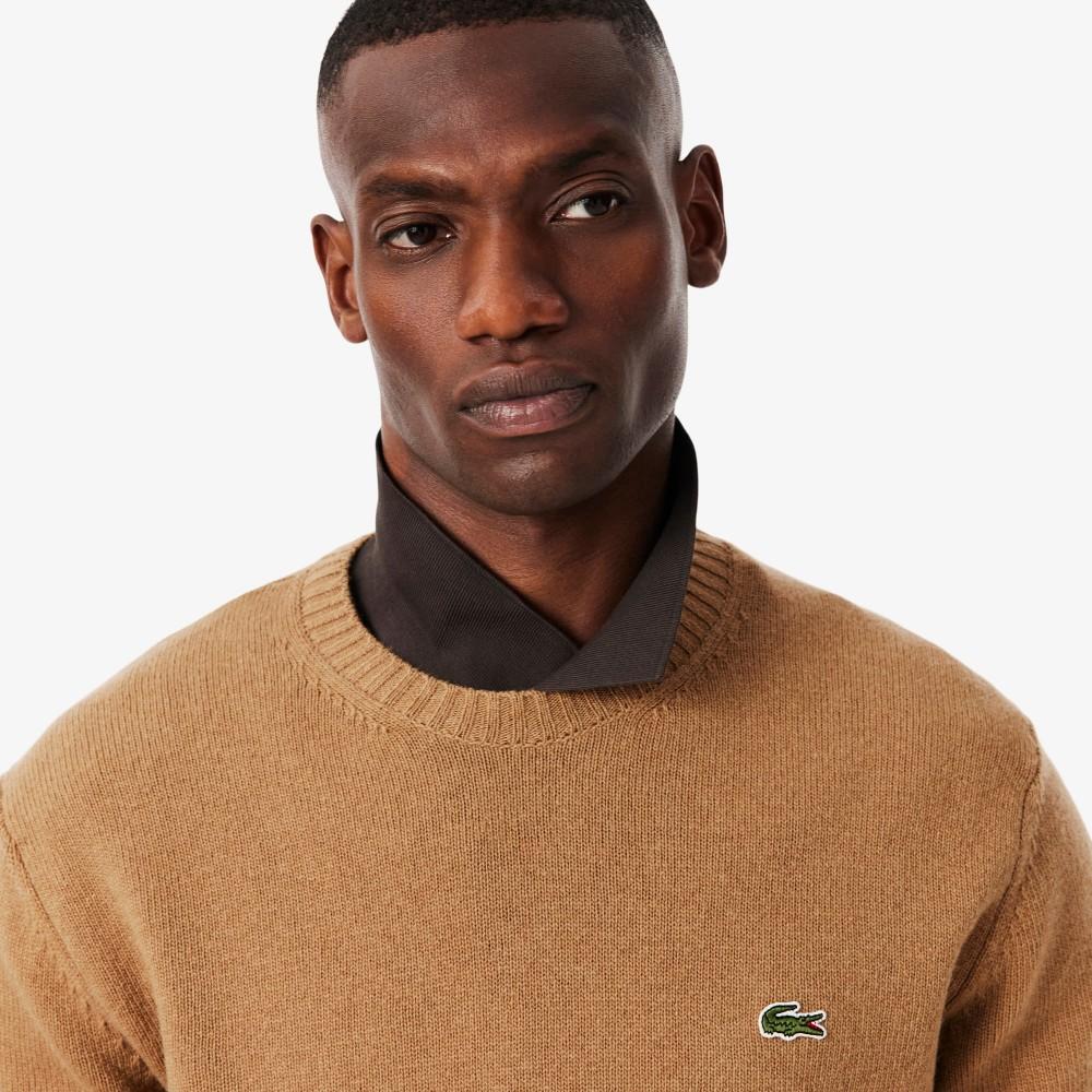 Lacoste Men's Wool Crewneck Sweater AH2916-55NTUY