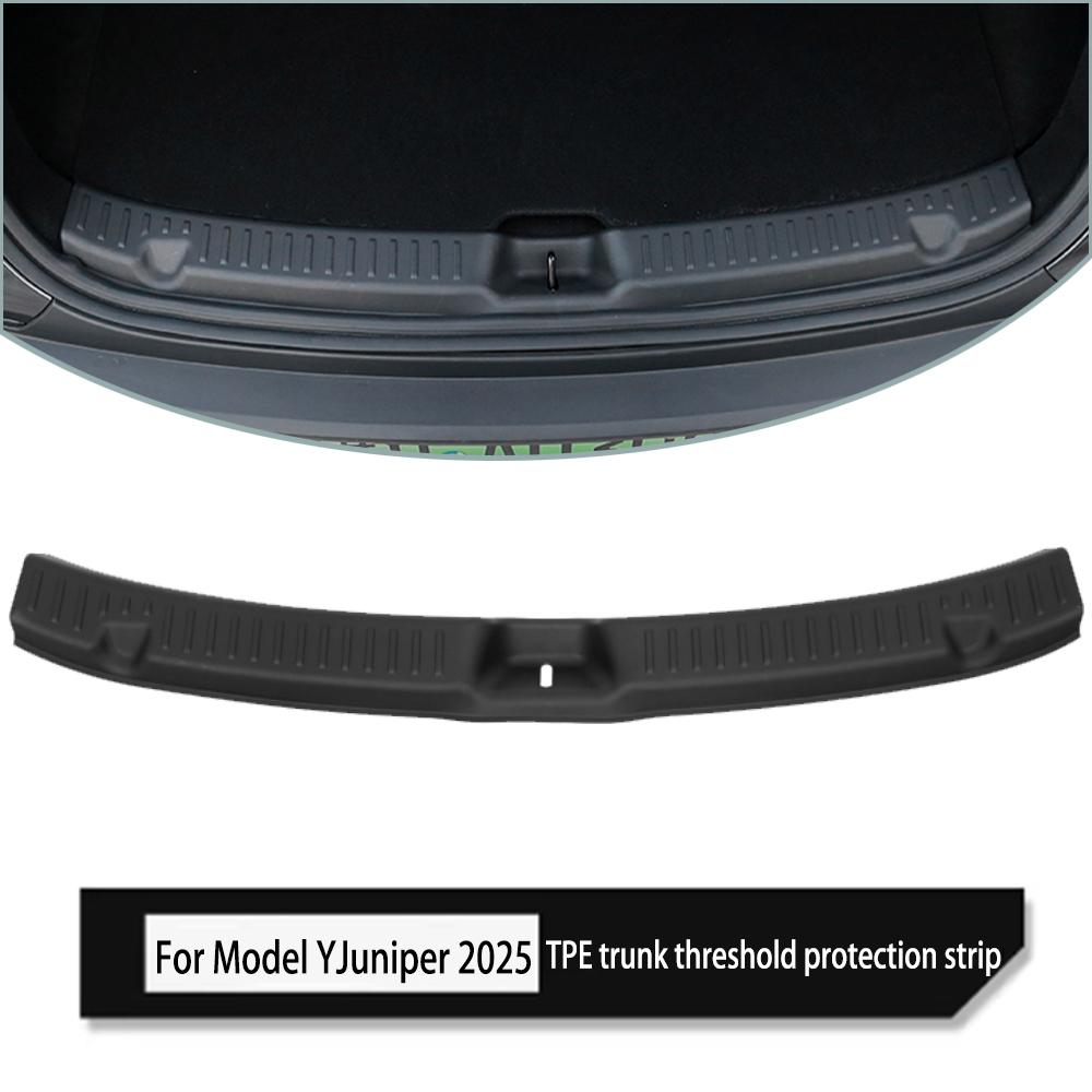 TPE Trunk Sill Plate Cover for Tesla New Model Y Juniper Launch 2025+ Scratch Protection Accessory