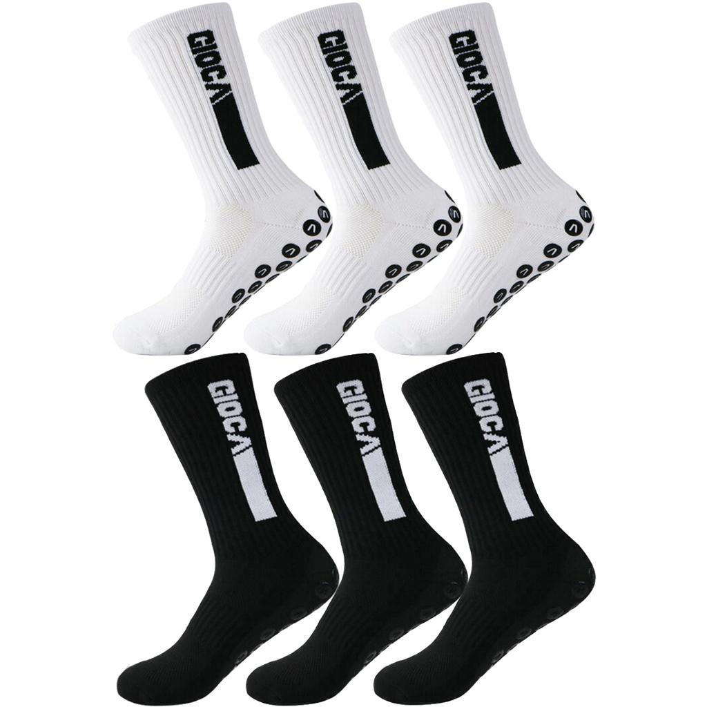 6 Paar Herren Damen Sport Handtuchsohlen Socken Fußball Basketball Baseball Rugby Fußball Laufen Rutschfester Halt