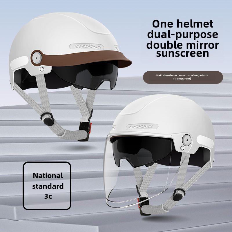 3C Certified Universal Motorcycle Helmet: Sun Protection, All-Season Safety for Men & Women