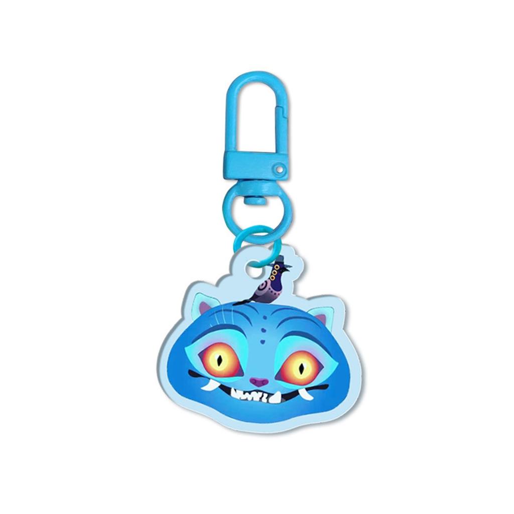 Cartoon Anime Movie Transparent Acrylic Keychain Pendant, Exquisite Gift Hanging Accessories For Backpacks