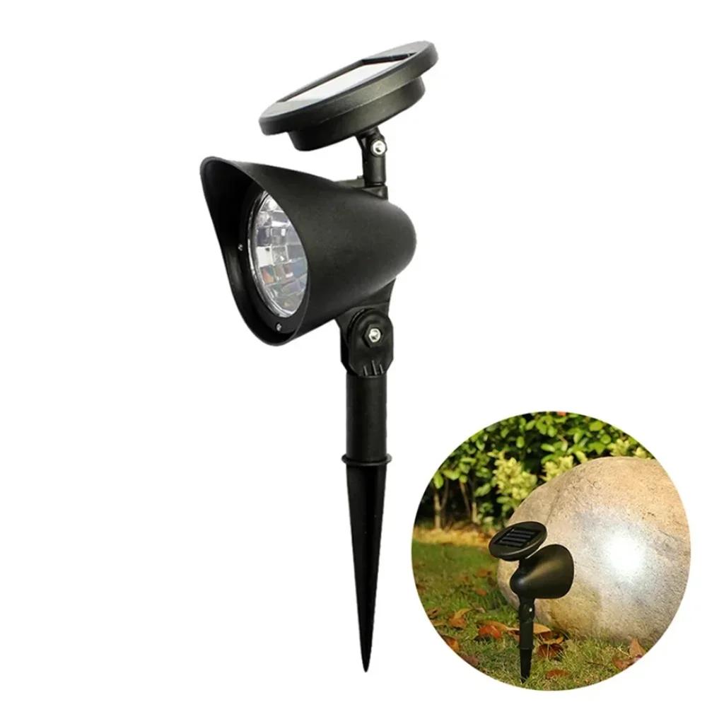 

Solar LED Pathway Lawn Lamp Outdoor Waterproof Walkway Garden Decor Street Stake SpotLight for Landscape Yard Patio Driveway black