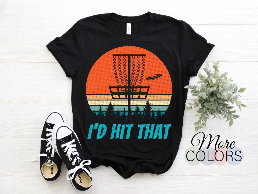Disc Golf Funny Disc Golfing Lover Player Gift T-Shirt, Vintage Retro 80s Style Vintage, Frisbee Throwing Golf Custom, Birthday Present,