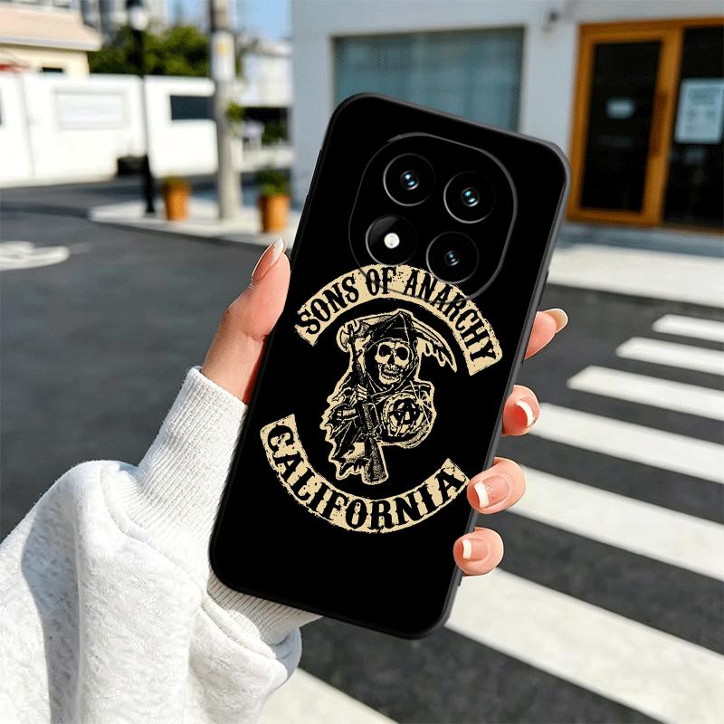 Sons Of Anarchy Soft Phone Case for Xiaomi Redmi Note 12 13 14 15 Pro Plus 11 12S 11S 11T 10 4G Black Cover Back Shell