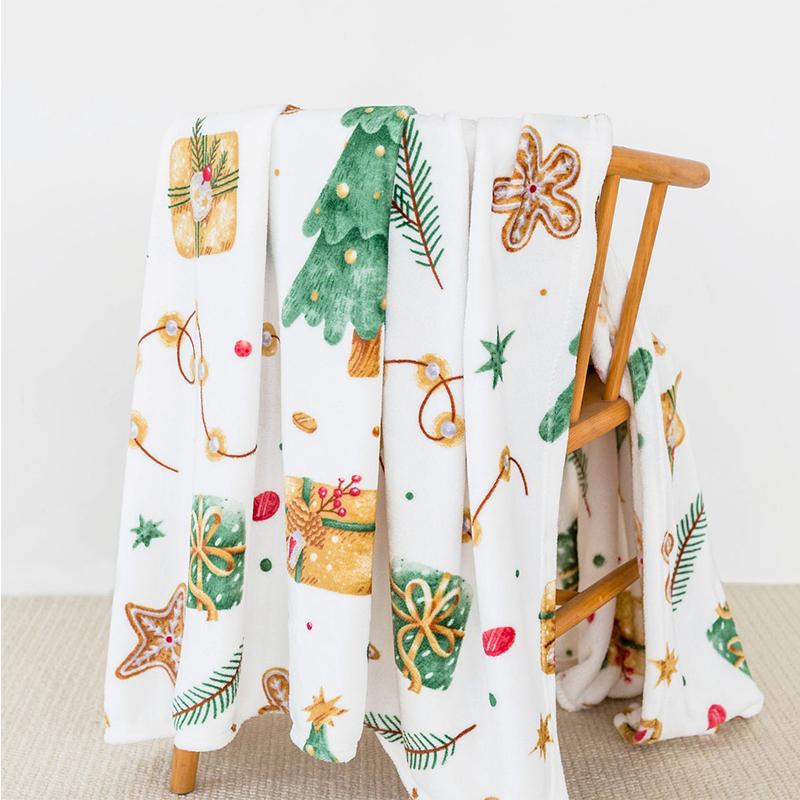 Printed Christmas Blanket Christmas Decorative Blanket Little Soft Blanket Warm Cover For Winter 130x170cm