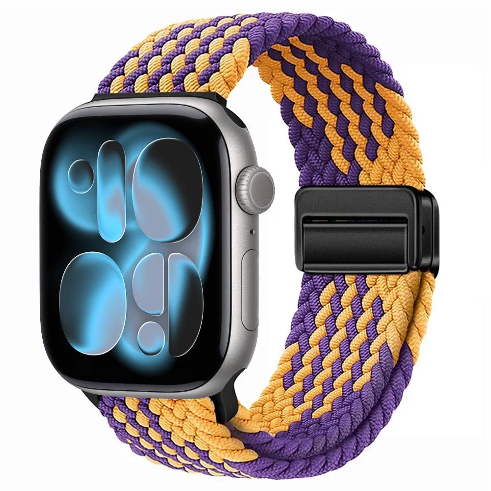Nylon Strap for Apple Watch 11 10 46mm 42mm/Ultra 3 2 1 49mm Magnetic buckle Wristband iWatch 9 8 7 6 5 4 SE 45mm 44mm 41mm 40mm