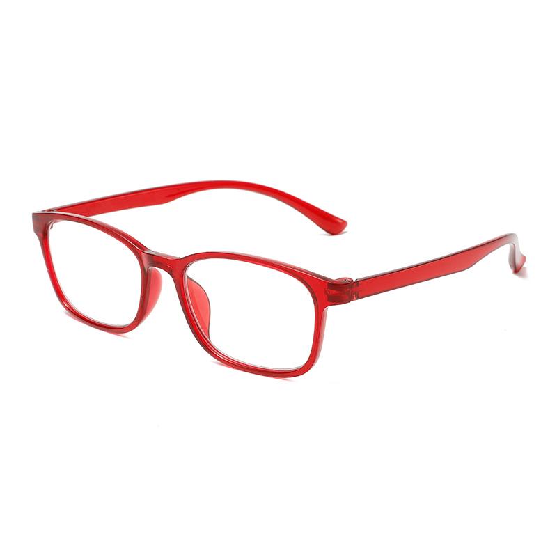 TR90 Square Frame Anti-Blue Light High-Definition Reading Glasses - Fashionable European & American Style