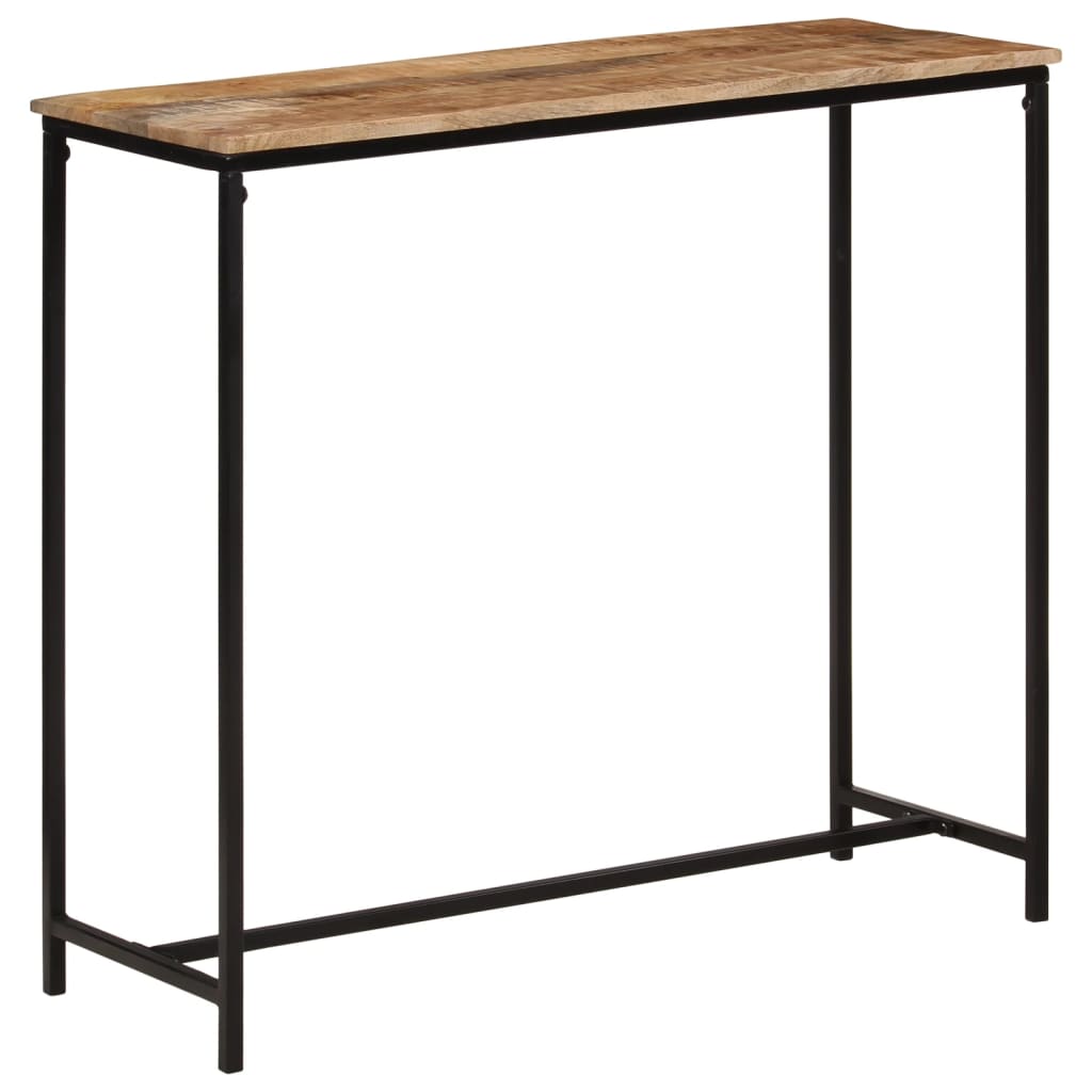 Console Table 80x30x74 cm Solid Mango Wood and Iron