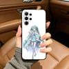 Anime H-Hatsune Miku Black Soft Silicone Phone Case for Samsung Ultra S25, S24, S21, S22, S23, S30, Plus, FE, Lite