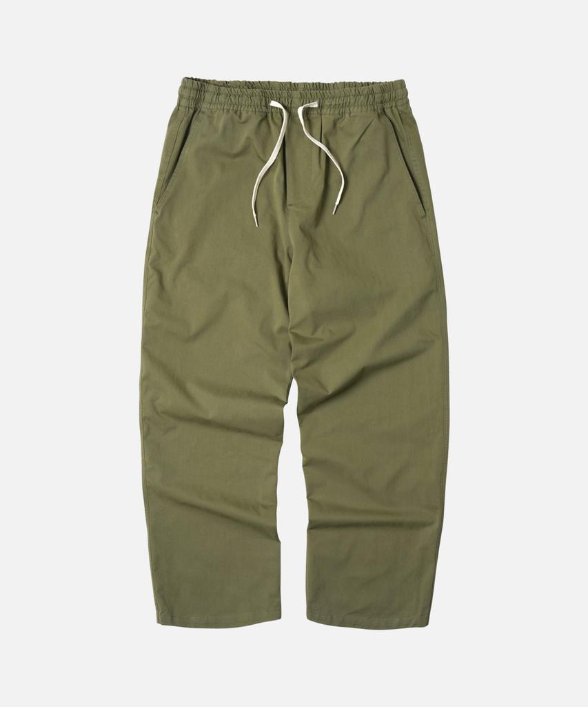 FRIZMWORKS Banding Regular Easy Pants _ Olive