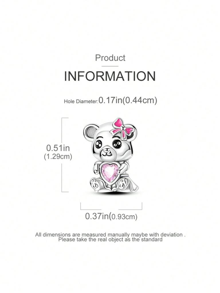 Charms Plata Little Bear Squirrel Lucky Cat Beads Charm Copper Plated Fit Charms Original Bracelet For Jewelry Making Diy Charm