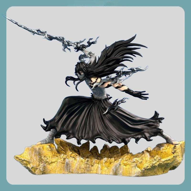 24cm Bleach Anime Ichigo Kurosaki Moonless Combat Figure Statue Model Collectible Desktop Decoration Gift for Boys