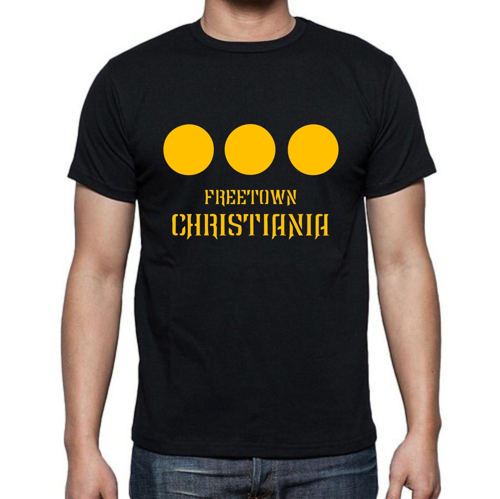 Freetown Christiania Three Dots Tee t-shirt all sizes and colors XL