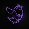 Glow Party Cosplay Mask Neon Mask Led Mask Masque Masquerade Party Masks Led Light Up Props Glow In The Dark Costume Supplies