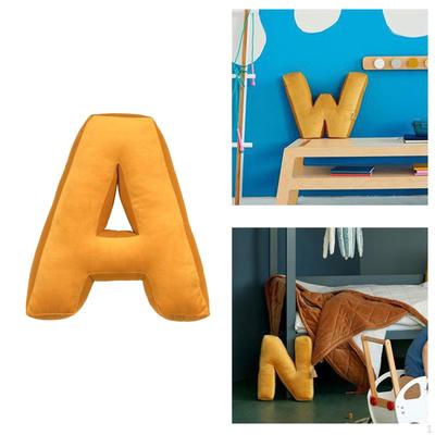 Letter Pillow Alphabet for Kids Housewarming Gift Comfortable Throw Cushion Hugging